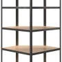 Resistant corner shelving 5 levels steel and plywood by vidaXL, Industrial shelving - Ref: Foro24-152881, Price: 110,42 €, Di...