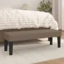 Taupe gray fabric bench 100x30x30 cm by vidaXL, Banks - Ref: Foro24-346648, Price: 58,59 €, Discount: %