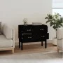 Solid black pine wood console table 90x40x78 cm by vidaXL, Sideboards - Ref: Foro24-821743, Price: 124,12 €, Discount: %