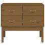 Honey brown solid pine wood console table 90x40x78 cm by vidaXL, Sideboards - Ref: Foro24-821742, Price: 99,80 €, Discount: %