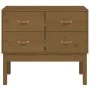 Honey brown solid pine wood console table 90x40x78 cm by vidaXL, Sideboards - Ref: Foro24-821742, Price: 99,80 €, Discount: %