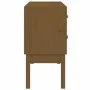 Honey brown solid pine wood console table 90x40x78 cm by vidaXL, Sideboards - Ref: Foro24-821742, Price: 99,80 €, Discount: %