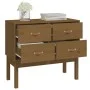 Honey brown solid pine wood console table 90x40x78 cm by vidaXL, Sideboards - Ref: Foro24-821742, Price: 99,80 €, Discount: %
