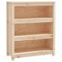 Estantería madera maciza de pino 80x35x68 cm de vidaXL, Librerías y estanterías - Ref: Foro24-821679, Precio: 96,64 €, Descue...