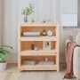 Estantería madera maciza de pino 80x35x68 cm de vidaXL, Librerías y estanterías - Ref: Foro24-821679, Precio: 96,64 €, Descue...