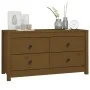 Auxiliary cabinet solid honey brown pine wood 100x40x54 cm by vidaXL, Sideboards - Ref: Foro24-821777, Price: 133,62 €, Disco...