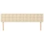 Cabeceros 2 unidades de tela color crema 90x5x78/88 cm de vidaXL, Cabeceros y pies de cama - Ref: Foro24-346501, Precio: 76,2...