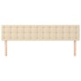 Kopfteile 2 Einheiten aus cremefarbenem Stoff 90x5x78/88 cm von vidaXL, Kopf- und Fußteile - Ref: Foro24-346501, Preis: 78,31...
