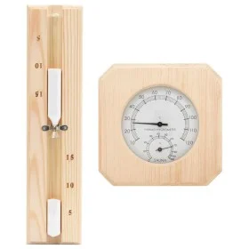 Hygrothermograph und Sanduhr für Sauna 2 in 1 Kiefernholz von vidaXL, Saunazubehör - Ref: Foro24-51687, Preis: 29,60 €, Rabat...