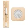 Hygrothermograph und Sanduhr für Sauna 2 in 1 Kiefernholz von vidaXL, Saunazubehör - Ref: Foro24-51687, Preis: 29,60 €, Rabat...