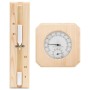 Hygrothermograph und Sanduhr für Sauna 2 in 1 Kiefernholz von vidaXL, Saunazubehör - Ref: Foro24-51687, Preis: 25,60 €, Rabat...