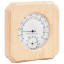 Higrotermógrafo y reloj de arena para sauna 2 en 1 madera pino