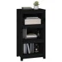 Solid black pine wood bookshelf 50x35x97 cm by vidaXL, Bookcases and shelves - Ref: Foro24-821708, Price: 75,00 €, Discount: %
