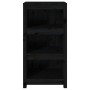 Massives Kiefernholz Bücherregal schwarz 50x35x97 cm von vidaXL, Bücherregale und Regale - Ref: Foro24-821708, Preis: 75,77 €...