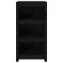 Solid black pine wood bookshelf 50x35x97 cm by vidaXL, Bookcases and shelves - Ref: Foro24-821708, Price: 75,00 €, Discount: %