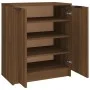 Mueble zapatero madera contrachapada marrón roble 59x35x70 cm by vidaXL, Closets and storage - Ref: Foro24-817104, Price: 74,...