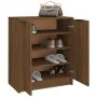 Mueble zapatero madera contrachapada marrón roble 59x35x70 cm by vidaXL, Closets and storage - Ref: Foro24-817104, Price: 74,...