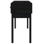 Solid black pine wood console table 114x40x75 cm by vidaXL, Side tables - Ref: Foro24-821758, Price: 126,61 €, Discount: %