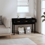 Solid black pine wood console table 114x40x75 cm by vidaXL, Side tables - Ref: Foro24-821758, Price: 126,61 €, Discount: %
