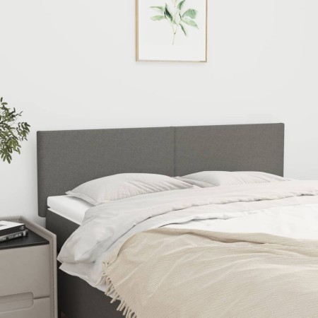 Kopfteile 2 Einheiten dunkelgrauer Stoff 72x5x78/88 cm von vidaXL, Kopf- und Fußteile - Ref: Foro24-345785, Preis: 63,00 €, R...
