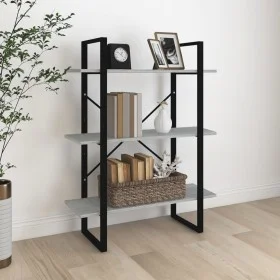 Sonoma-graues Sperrholzregal 80x30x105 cm von vidaXL, Bücherregale und Regale - Ref: Foro24-821316, Preis: 49,96 €, Rabatt: %