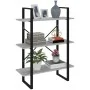 Sonoma-graues Sperrholzregal 80x30x105 cm von vidaXL, Bücherregale und Regale - Ref: Foro24-821316, Preis: 49,96 €, Rabatt: %