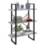 Sonoma gray plywood shelving 80x30x105 cm by vidaXL, Bookcases and shelves - Ref: Foro24-821316, Price: 50,52 €, Discount: %