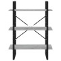Sonoma-graues Sperrholzregal 80x30x105 cm von vidaXL, Bücherregale und Regale - Ref: Foro24-821316, Preis: 50,52 €, Rabatt: %