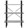 Sonoma-graues Sperrholzregal 80x30x105 cm von vidaXL, Bücherregale und Regale - Ref: Foro24-821316, Preis: 49,96 €, Rabatt: %