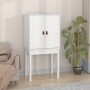 Hohes Sideboard aus massivem weißem Kiefernholz, 60 x 40 x 120 cm von vidaXL, Sideboards - Ref: Foro24-821745, Preis: 99,24 €...