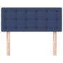 Kopfteil aus blauem Stoff, 90 x 5 x 78/88 cm von vidaXL, Kopf- und Fußteile - Ref: Foro24-346422, Preis: 48,15 €, Rabatt: %