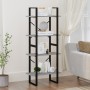 4-stufiges graues Sperrholzregal 60x30x140 cm von vidaXL, Bücherregale und Regale - Ref: Foro24-821310, Preis: 49,21 €, Rabat...