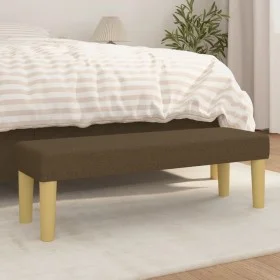 Brown fabric bench 100x30x30 cm by vidaXL, Banks - Ref: Foro24-346655, Price: 48,38 €, Discount: %