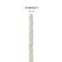White polypropylene work rope 6 mm 250 m by vidaXL, Ropes and metal cords - Ref: Foro24-153043, Price: 31,73 €, Discount: %