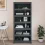 Estantería madera maciza de pino gris 80x35x183 cm de vidaXL, Librerías y estanterías - Ref: Foro24-821696, Precio: 230,00 €,...