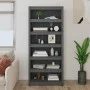 Estantería madera maciza de pino gris 80x35x183 cm de vidaXL, Librerías y estanterías - Ref: Foro24-821696, Precio: 230,00 €,...