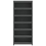 Regal aus massivem Kiefernholz in Grau, 80 x 35 x 183 cm von vidaXL, Bücherregale und Regale - Ref: Foro24-821696, Preis: 233...