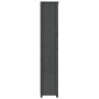 Estantería madera maciza de pino gris 80x35x183 cm de vidaXL, Librerías y estanterías - Ref: Foro24-821696, Precio: 233,51 €