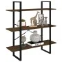 Regal aus geräuchertem Eichensperrholz, 100 x 30 x 105 cm von vidaXL, Bücherregale und Regale - Ref: Foro24-821323, Preis: 42...