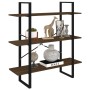 Regal aus geräuchertem Eichensperrholz, 100 x 30 x 105 cm von vidaXL, Bücherregale und Regale - Ref: Foro24-821323, Preis: 42...
