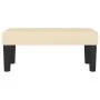 Banco de tela color crema 70x30x30 cm de vidaXL, Bancos - Ref: Foro24-346621, Precio: 45,69 €, Descuento: %