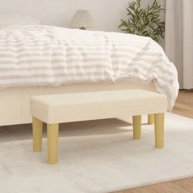 Cream fabric bench 70x30x30 cm by vidaXL, Banks - Ref: Foro24-346629, Price: 37,49 €, Discount: %