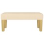 Banco de tela color crema 70x30x30 cm de vidaXL, Bancos - Ref: Foro24-346629, Precio: 37,99 €, Descuento: %