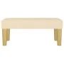 Cremefarbene Stoffbank 70x30x30 cm von vidaXL, Banken - Ref: Foro24-346629, Preis: 38,12 €, Rabatt: %