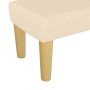 Banco de tela color crema 70x30x30 cm de vidaXL, Bancos - Ref: Foro24-346629, Precio: 37,99 €, Descuento: %