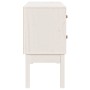 Solid white pine wood console table 90x40x78 cm by vidaXL, Sideboards - Ref: Foro24-821740, Price: 106,73 €, Discount: %