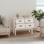 Konsolentisch aus massivem weißem Kiefernholz, 90 x 40 x 78 cm von vidaXL, Sideboards - Ref: Foro24-821740, Preis: 106,73 €, ...