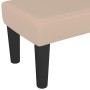 Banco de cuero sintético color capuchino 100x30x30 cm de vidaXL, Bancos - Ref: Foro24-346665, Precio: 48,85 €, Descuento: %