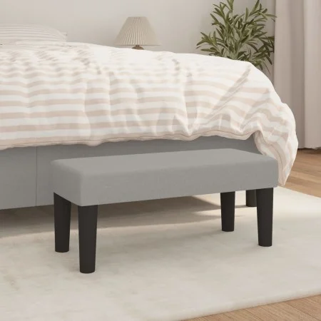 Banco de tela gris claro 70x30x30 cm von vidaXL, Banken - Ref: Foro24-346616, Preis: 35,10 €, Rabatt: %