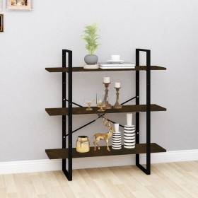 Regal aus geräuchertem Eichensperrholz, 100 x 30 x 105 cm von vidaXL, Bücherregale und Regale - Ref: Foro24-821321, Preis: 39...